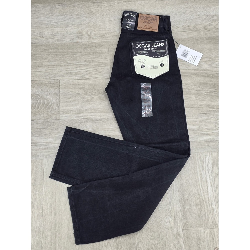 NWT Selected Homme Oscar Jeans Men's Size 32x32 Style 999 Black